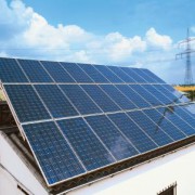 Solarzellen zur Umwandlung von Lichtenergie in elektrische Energie 
