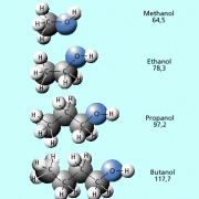 Homologe Reihe der Alkanole 