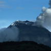 Der Vulkan Tungurahua auf der Ostkordillere in Tätigkeit, Ecuador