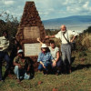 Gedenkstein für Prof. GRZIMEK und Sohn MICHAEL am südlichen Kraterrand des Ngorongoro 