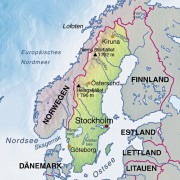 Die Skandinavische Halbinsel mit Schweden 