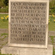 Das Denkmal der Märzgefallenen in Berlin-Friedrichshain 