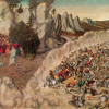LUCAS CRANACH DER ÄLTERE (1472–1553): Untergang des Pharao im Roten Meer, 1530, Öl auf Holz, 82 x 117 cm, München, Alte Pinakothek. 