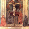 MASACCIO: „Heiligen Dreifaltigkeit (Trinität)“;Fresko, Kirche Santa Maria Novella, Florenz, 1426–1427. 