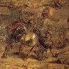 PETER PAUL RUBENS: „Achilles besiegt Hektor“;1. Hälfte 17. Jh., Öl auf Holz, 44 × 51,5 cm;Rotterdam, Museum Boymans-van Beuningen. 