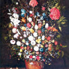 JAN BRUEGEL D. Ä.: „Blumenstrauß“;1. Viertel 17.  Jh., Öl auf Holz, 125 × 96 cm;München, Alte Pinakothek. 