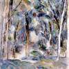 PAUL CÉZANNE: Baumallee,1906,Aquarell über Bleistift, auf weißem Papier, 616 × 457 mm, New York, Sammlung Pearlman, 