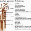 Teil einer Präsentation: Hier wird ebenfalls auf das gotische Strebewerk eingegangen, als Teilaspekt des Themas Kennzeichen gotischer Architektur. Vergleiche die Wirkung des Schaubildes mit den anderen Abbildungen.