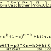 Definition der Funktion bi(n, p, k) 