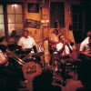 Auftritt einer Jazz Band in der Preservations Hall in New Orleans (Louisiana, USA), dem Mekka des traditionellen Jazz 