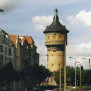 Wasserturm in Halle (Saale) zur örtlichen Wasserversorgung 
